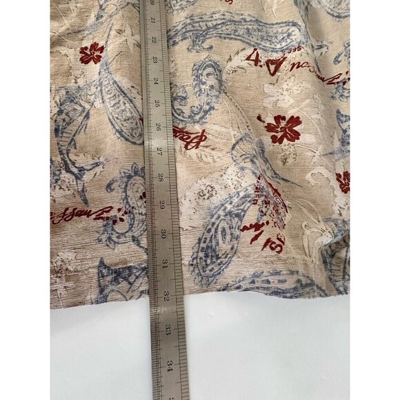 Caribbean Silk Blend Men's 3X Hibiscus Nassau Paisley Shirt Button Up S/Sleeve‎ - Picture 10 of 11